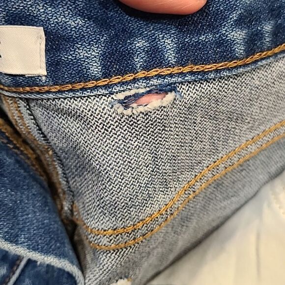 Re/done 70s High Rise Short, Button Fly | 32 - Picture 6 of 8